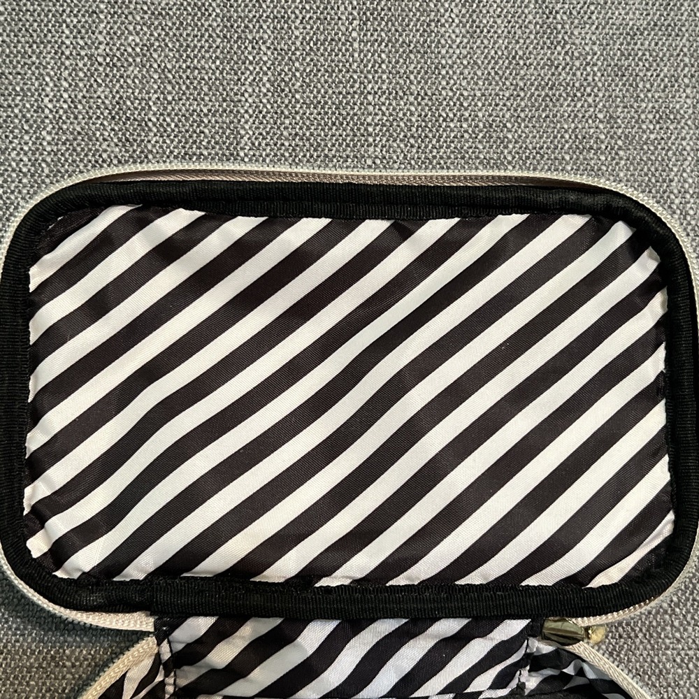 Too Faced Makeup Cosmetic Travel Bag "I Have Way More Makeup at Home" Gold Pink - Picture 4 of 10